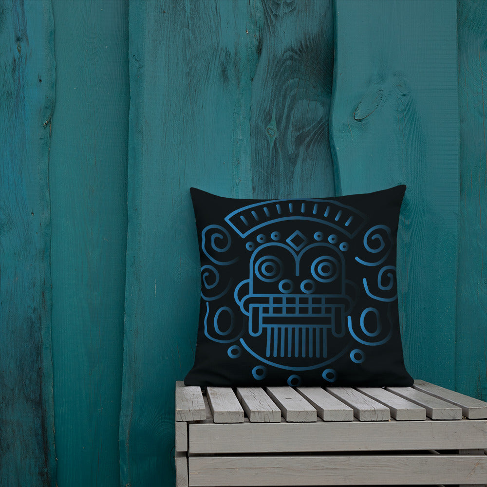 Art Premium  Decorative Throw Pillow & Cushion - Blue Barong